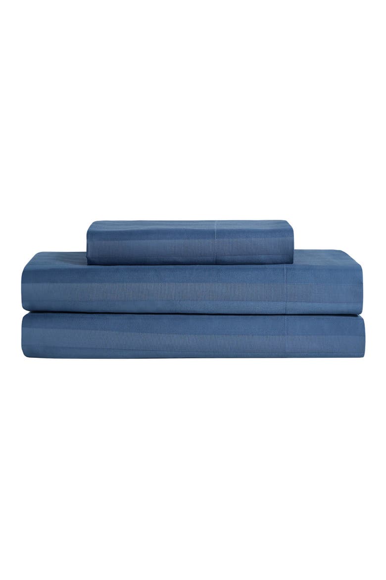 Regal Dreams 300 Thread Count Sateen Sheet Set., Alternate, color, NAVY