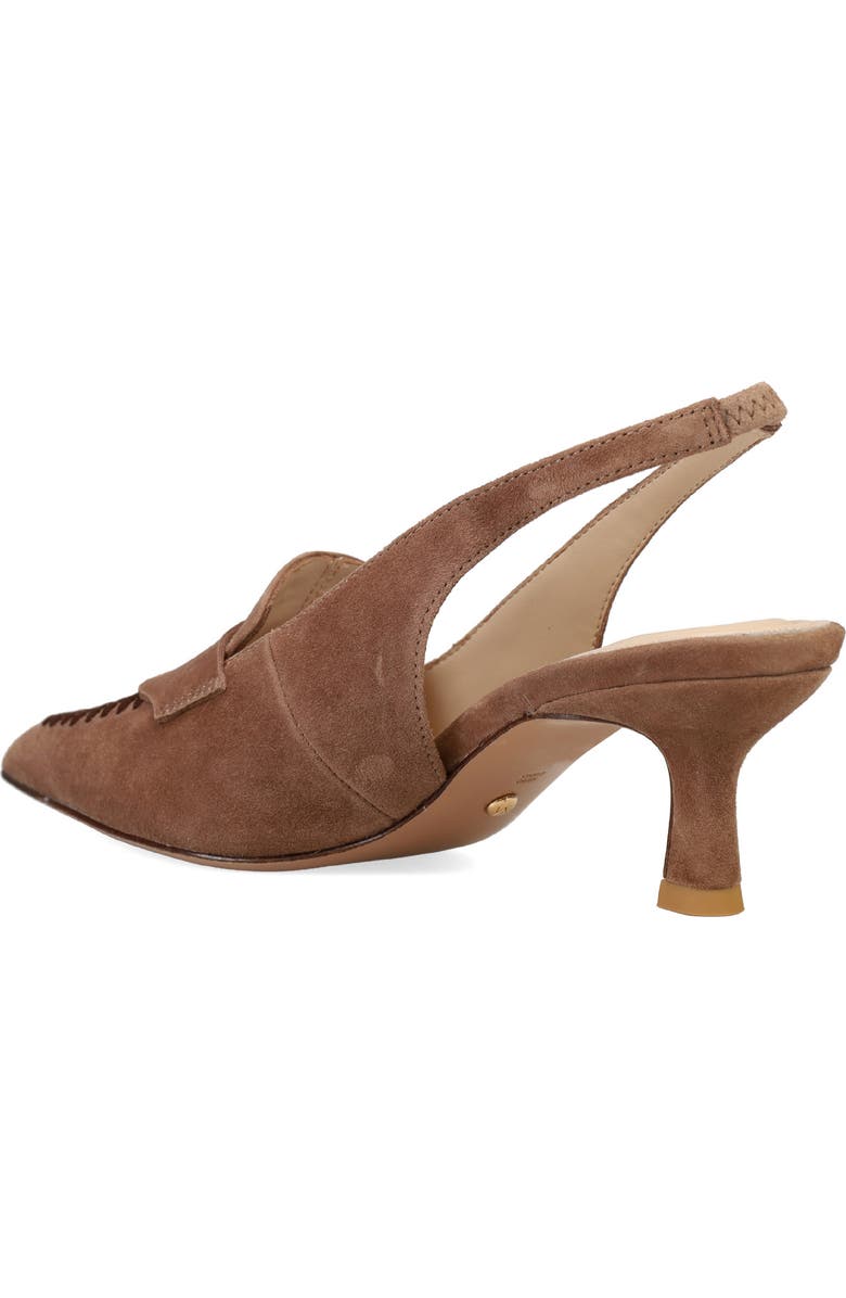 Pelle Moda Keagen Pointed Toe Slingback Pump, Alternate, color, Taupe