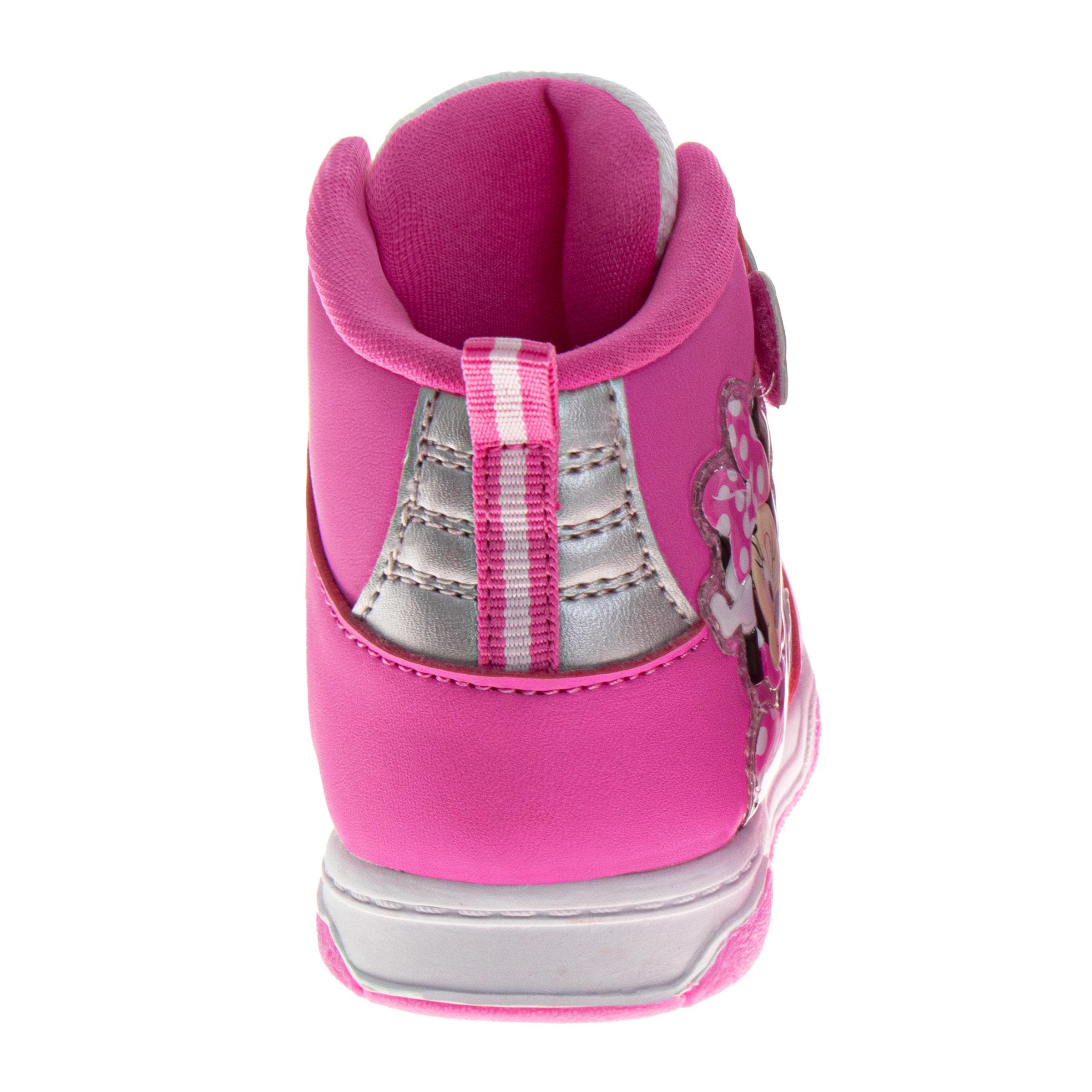 Disney Minnie Mouse Girls Sneakers, Alternate, color, Pink