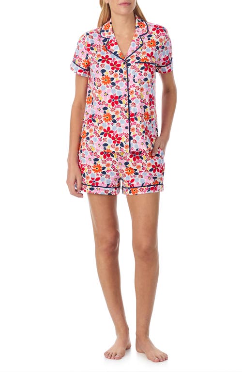Kate Spade New York Print Short Pajamas In Pink