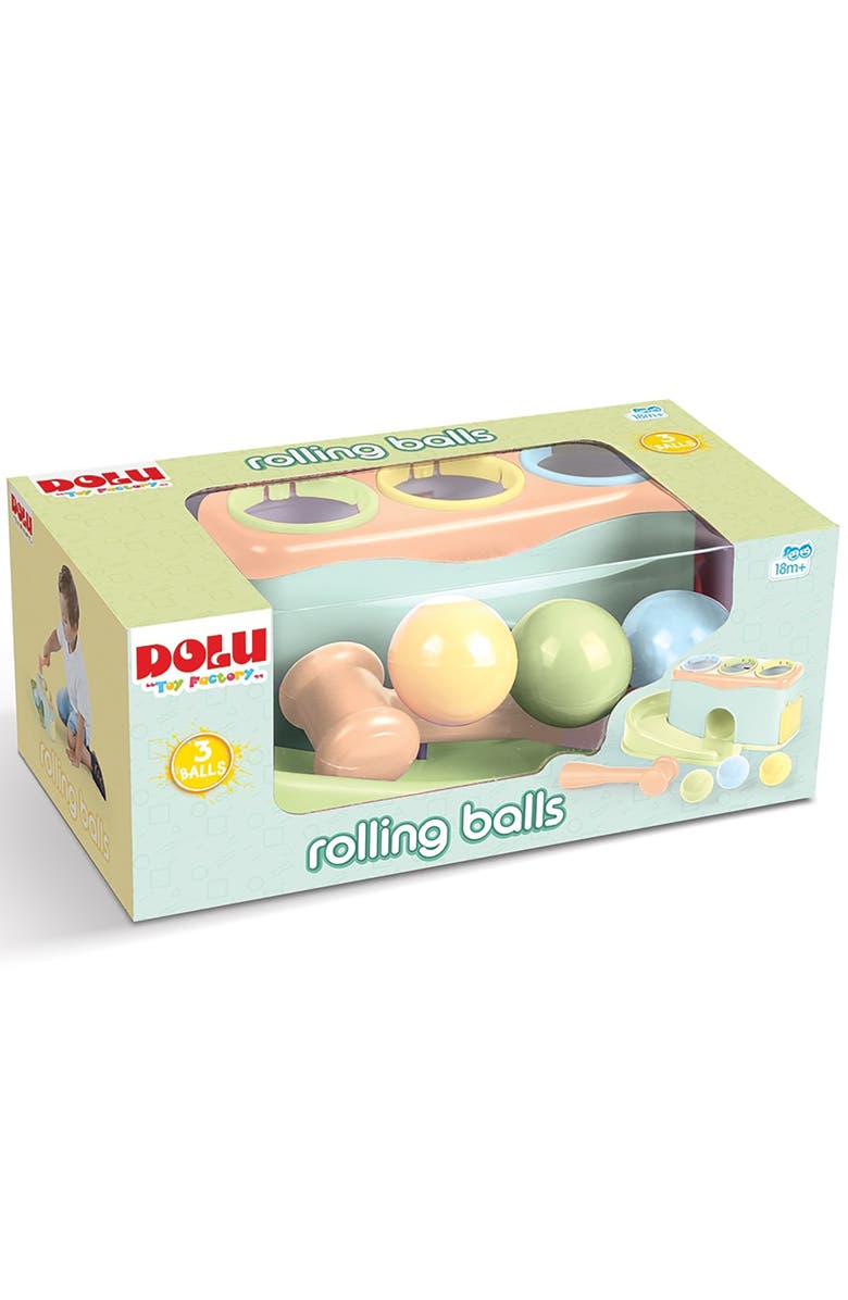 Dolu Rolling Balls Pound & Play Toy, Kids & Toddlers 18mo+, Alternate, color, Multicolored