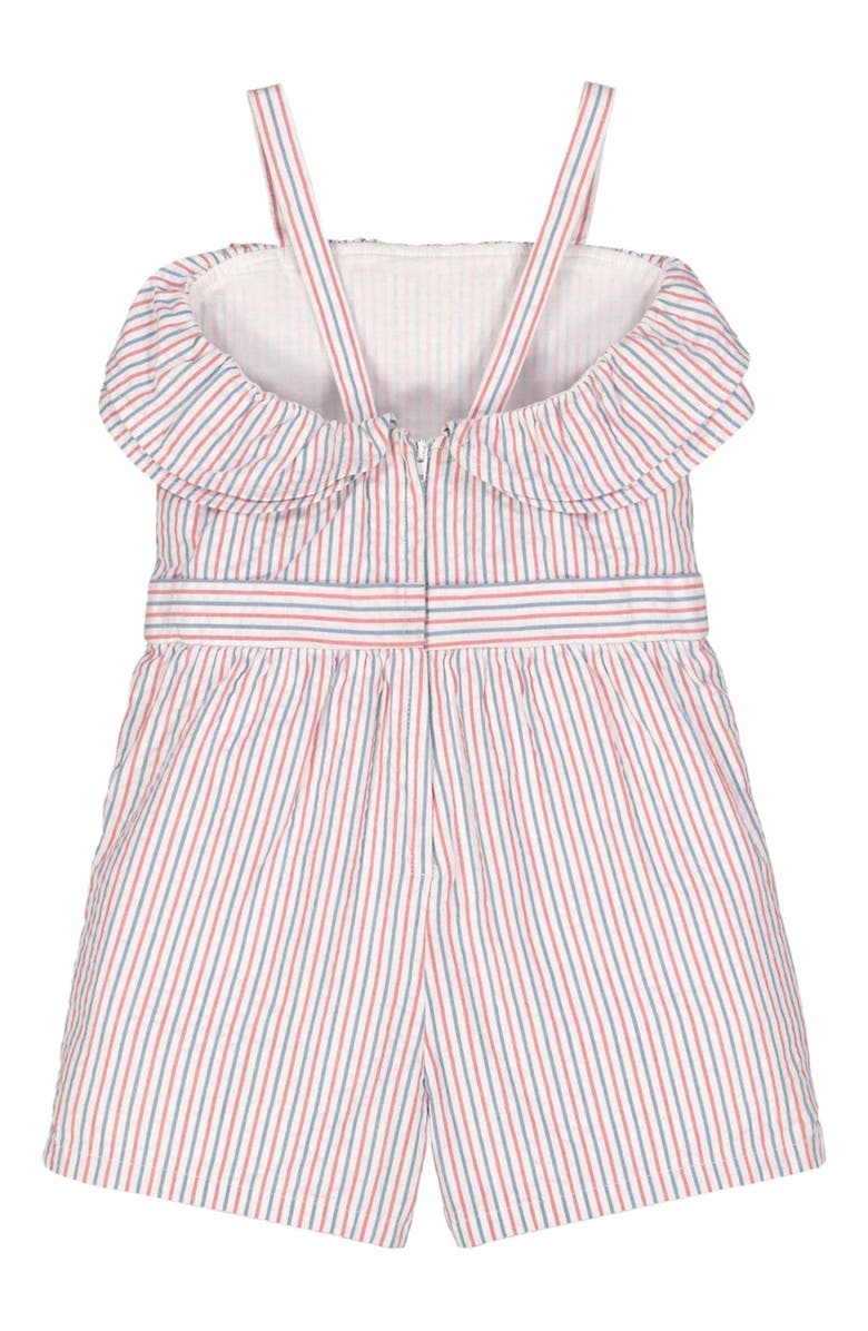 Hope & Henry Baby Girls' Ruffle Edge Romper, Infant, Alternate, color,