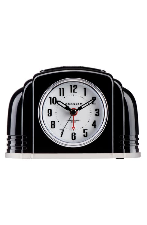 Art Deco Analog Alarm Clock