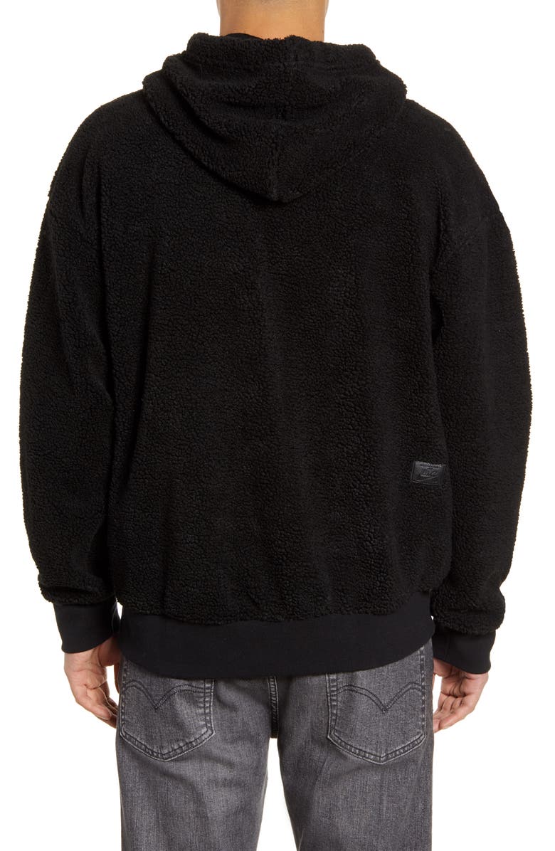 Nike SB Nike Faux Shearling Hoodie, Alternate, color,