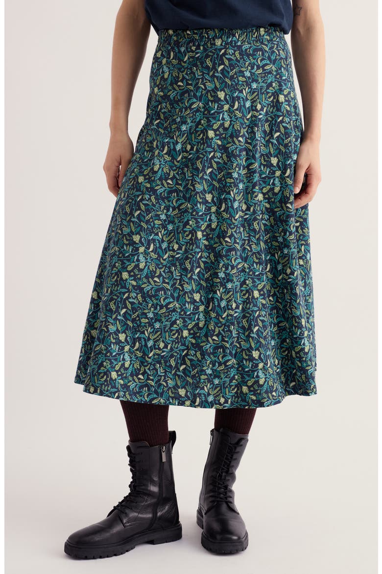 Orchard Midi Skirt, Main, color, GARDEN PEAS MARITIME