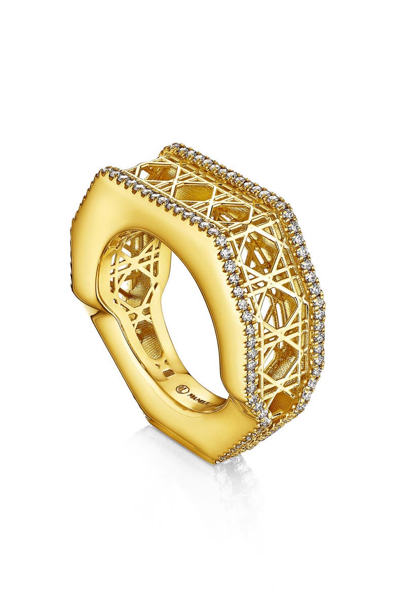 ManLuu Cane Diamond Cage Ring, Alternate, color, 