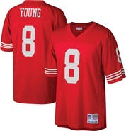 Mitchell & Ness Men's Mitchell & Ness Steve Young Scarlet San Francisco 49ers Legacy Replica Jersey