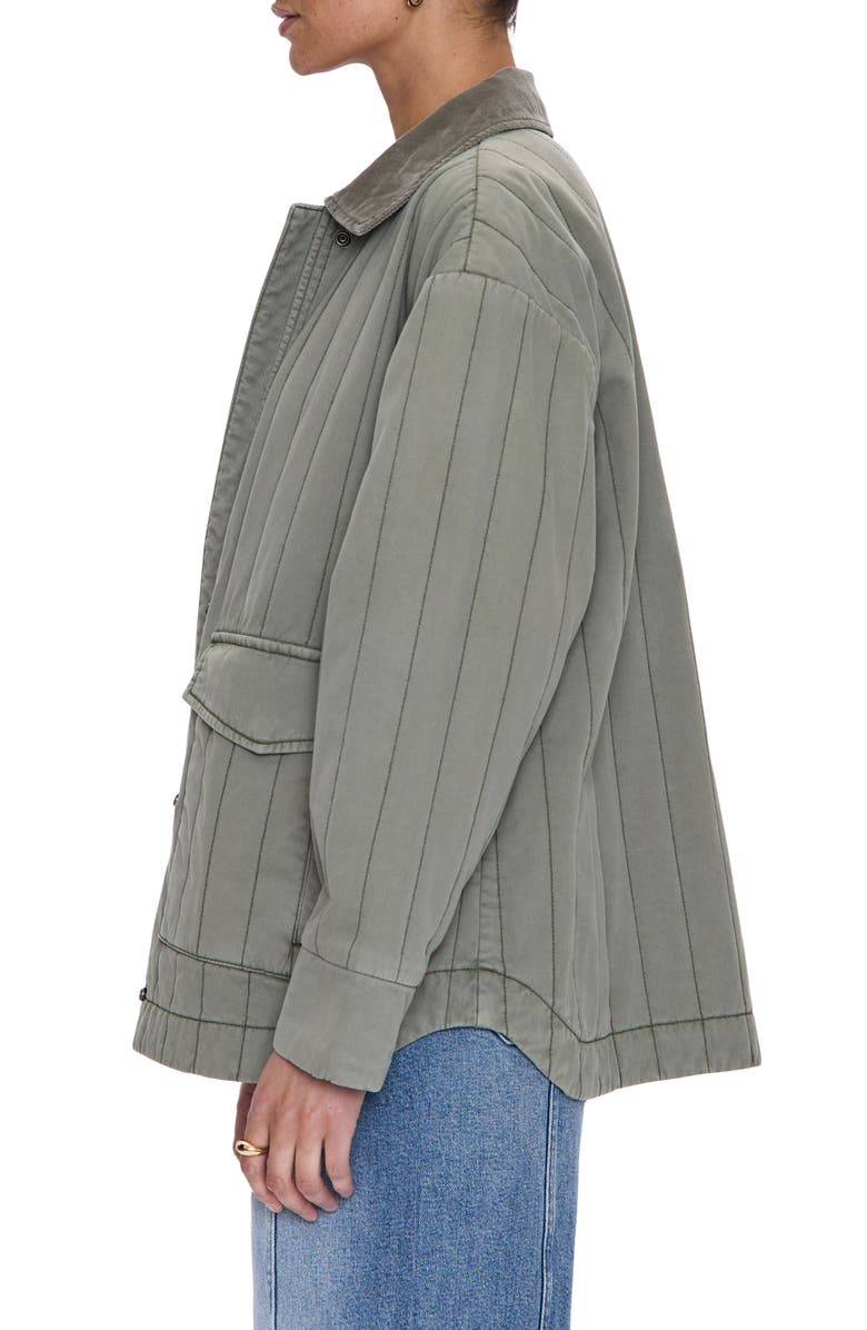 Pistola Cindy Quilted Jacket, Alternate, color, Cypress