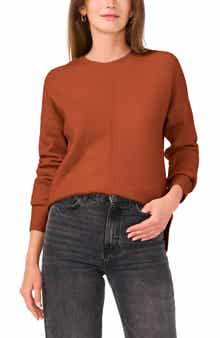 Vince Camuto Cropped Crewneck Sweater