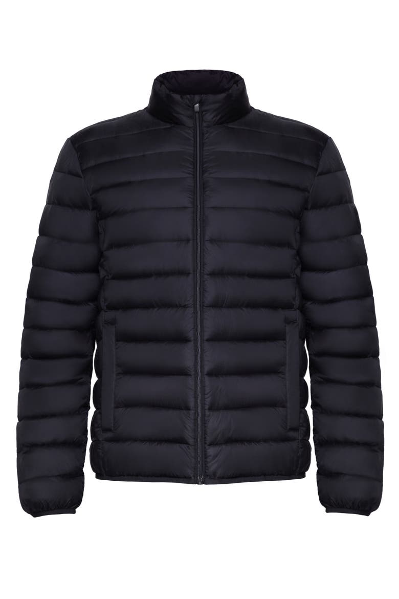 Lightweight Packable Puffer Jacket, Alternate, color, Black
