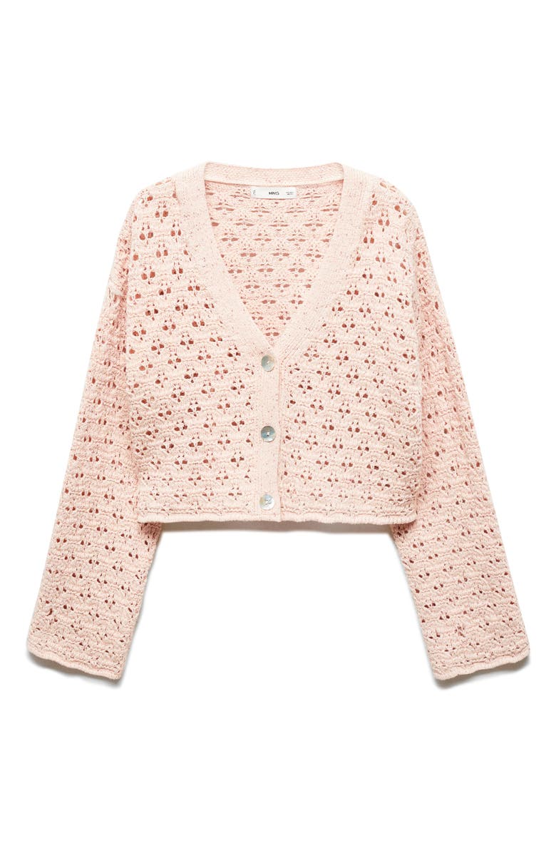 MANGO Open Stitch Cardigan, Alternate, color, 