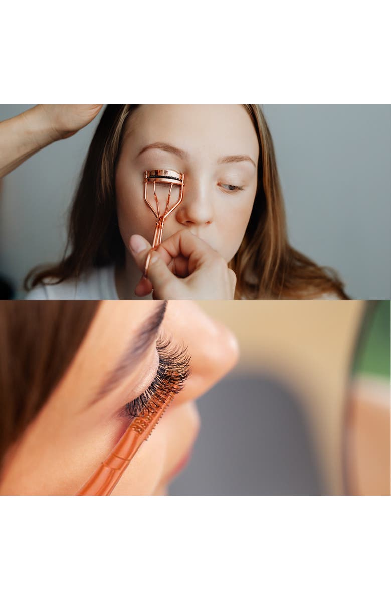 PURSONIC Salon Grade Eyelash Curler & Heated Eyelash Curler With Comb Bundle, Alternate, color, Multicolor