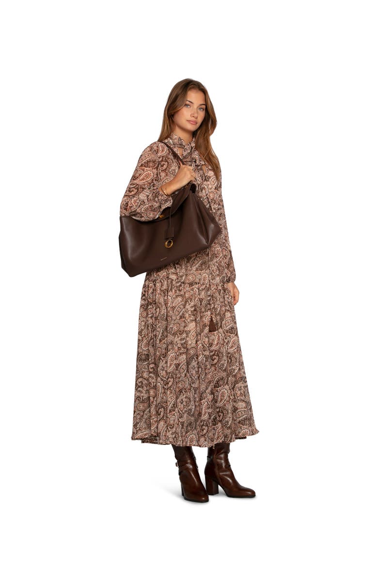 Belle & Bloom Waterfall Printed Maxi Dress, Alternate, color, Multi