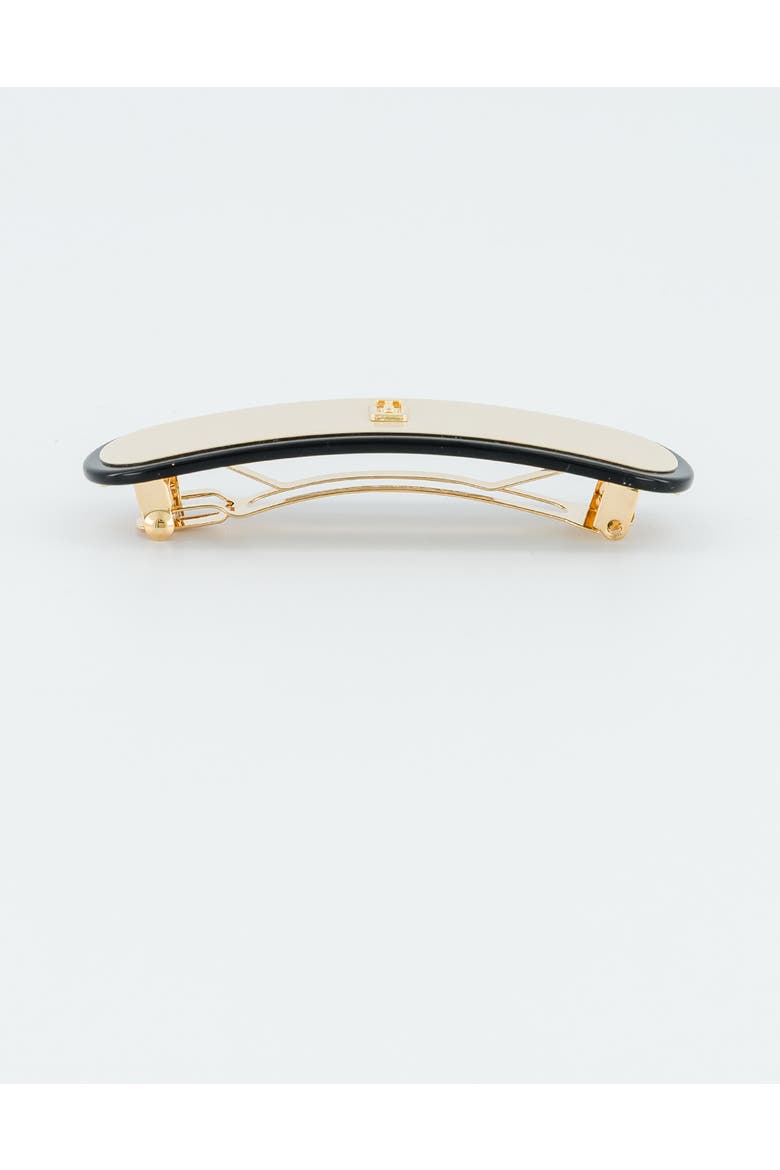 Lafayette Acetate Barrette, Alternate, color, Beige