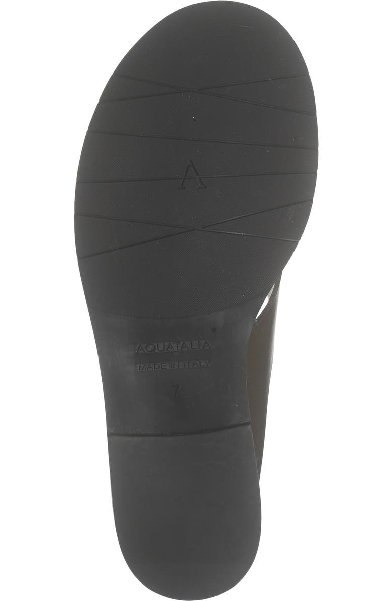 Aquatalia Petra Wedge Sandal, Alternate, color, Dark Brown Leather