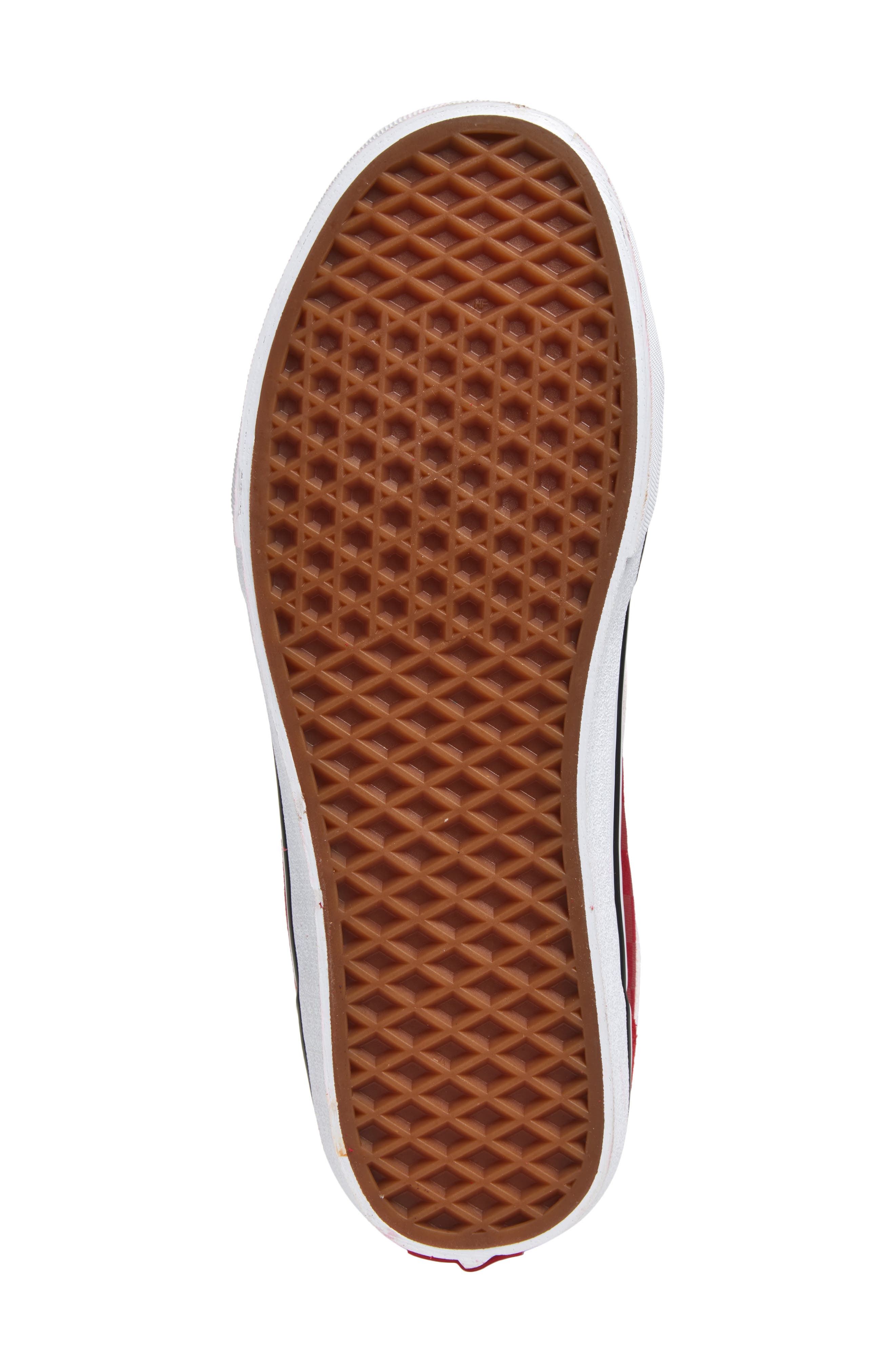 Vans Filmore High Top Check Sneaker, Alternate, color, Red/White