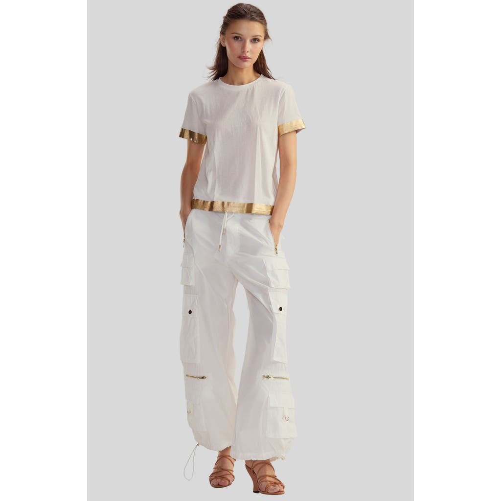 Cynthia Rowley Athena Tee In White