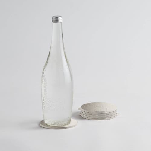 The Collective Nickel Coasters Set Of 6 In Nickel