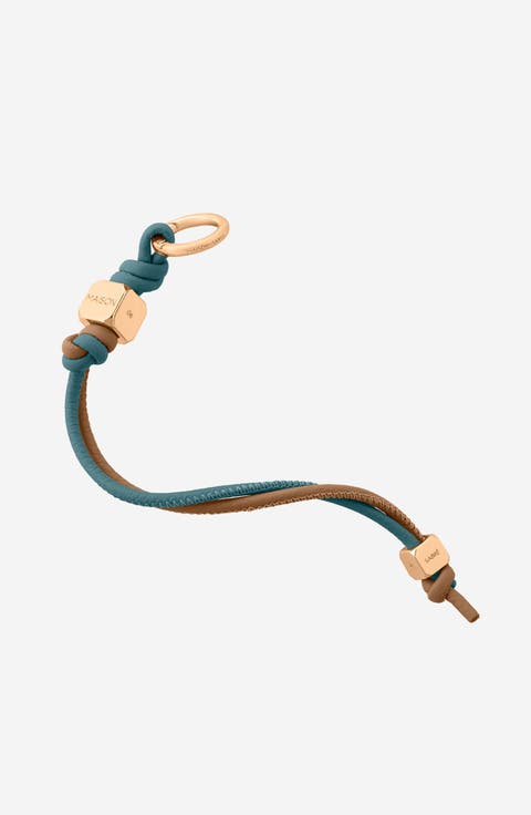 Leather Wristlet Charm