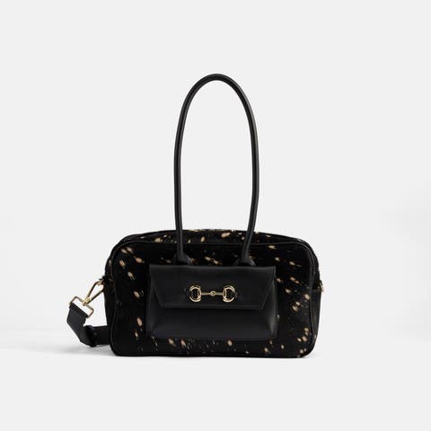 Serena Horsebit Shoulder Bag