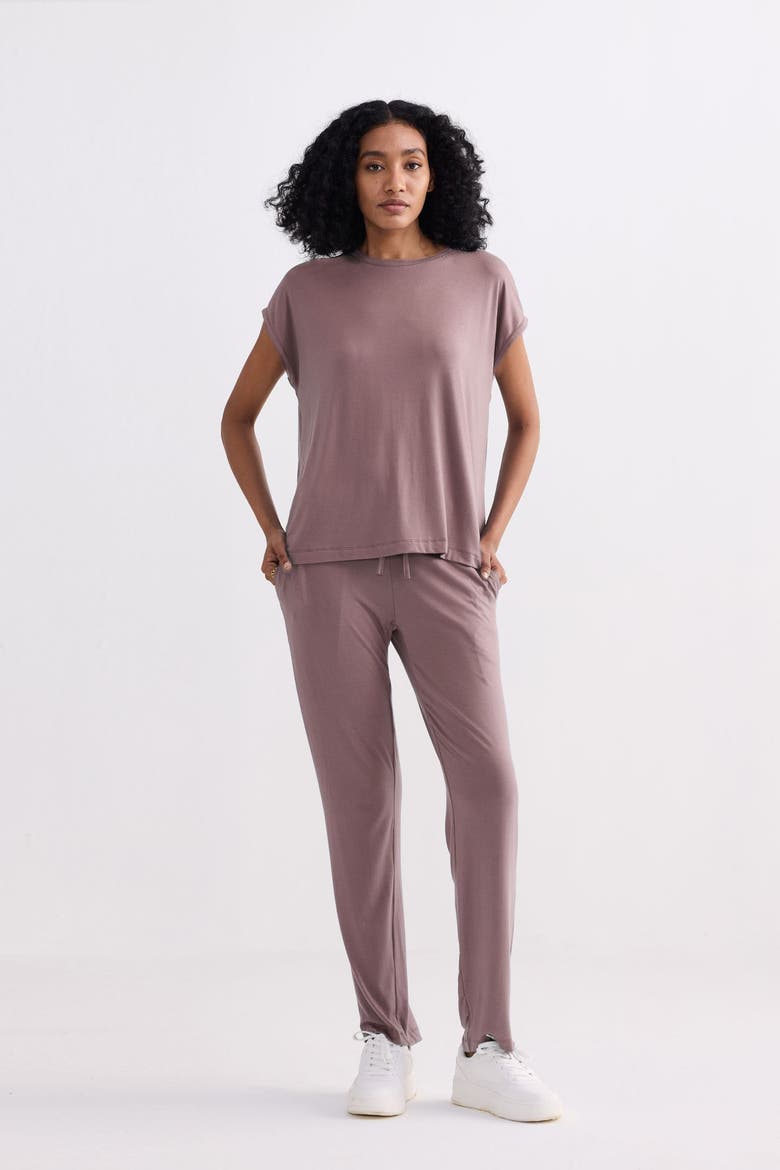 Relaxed Everyday Tee, Alternate, color, Dusty Rose
