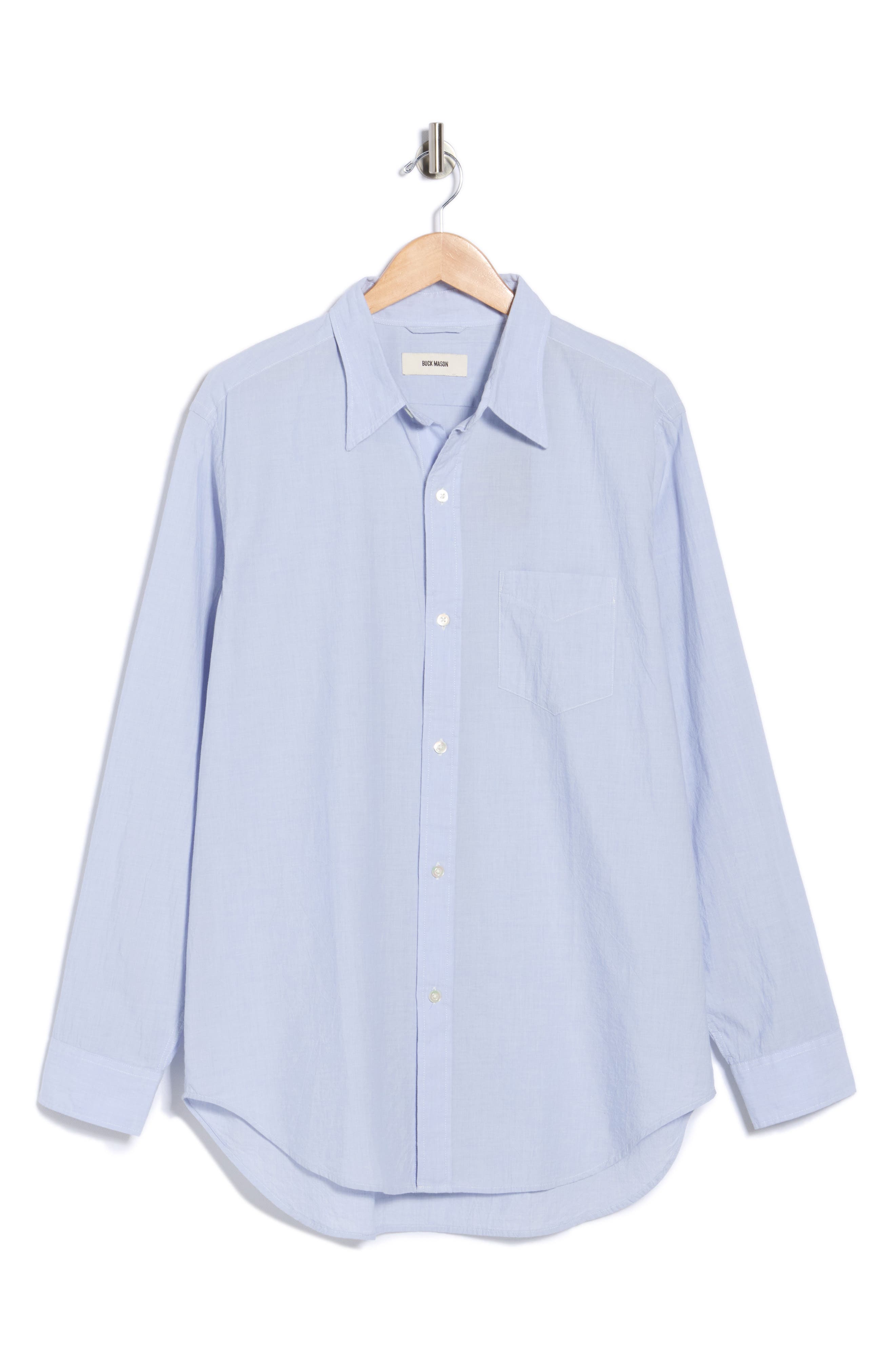 BUCK MASON Wornwell Cotton Button-Up Shirt