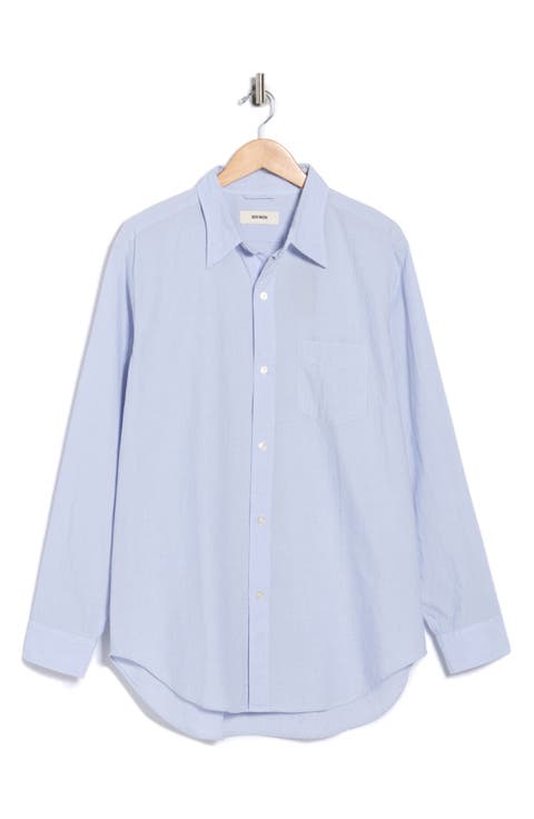 Wornwell Cotton Button-Up Shirt