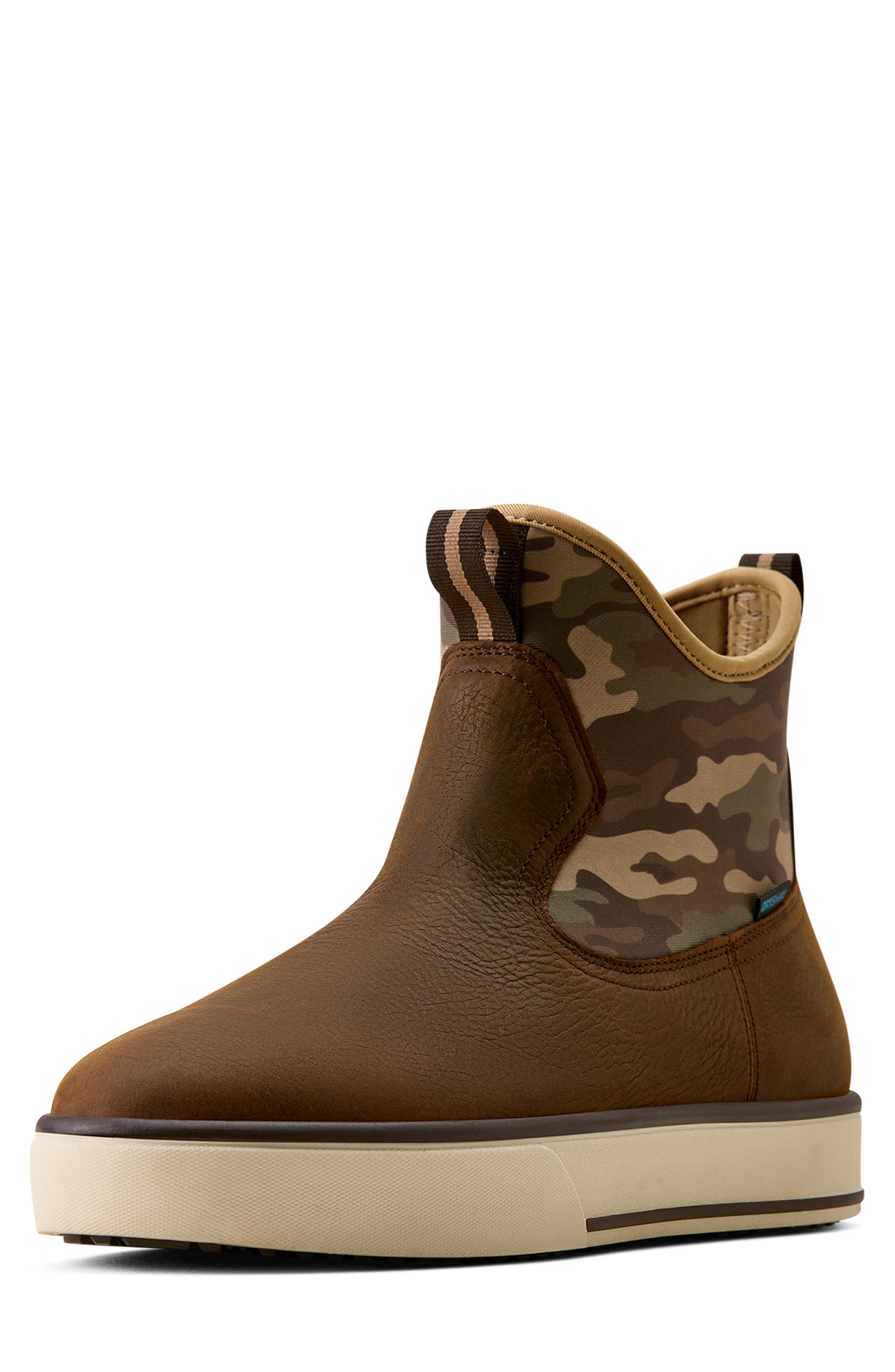 Saylor Shrimp Waterproof Boot, Alternate, color, DARK BROWN