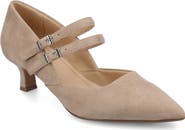 Journee Collection Carnation Kitten Heel Mary Jane Pump - Wide Width Available