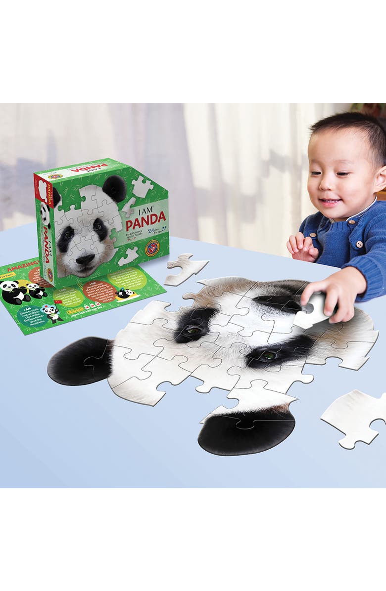 Madd Capp I Am Panda 24 Piece Animal Shaped Jigsaw Puzzle, Alternate, color, Multicolored
