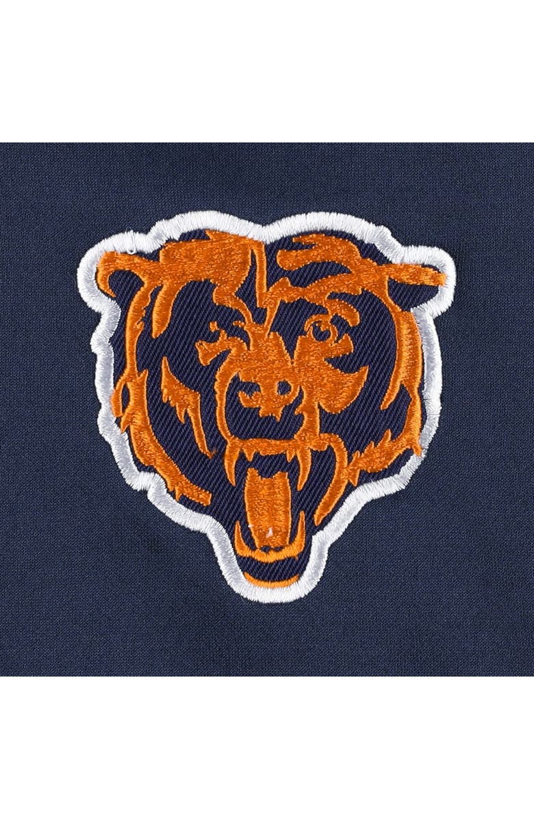 PROFILE Men's Navy Chicago Bears Big & Tall Quarter-Zip Top, Alternate, color,