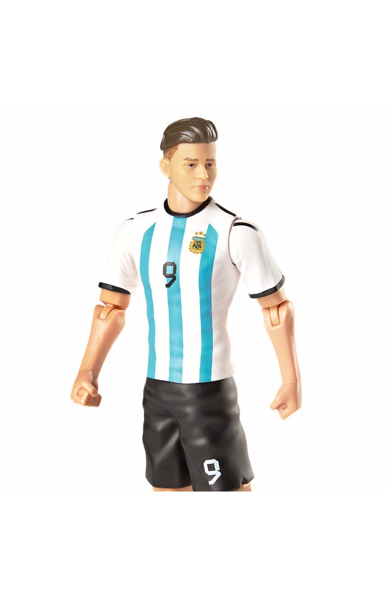 Banbo Toys SOCKERS Argentina AFA Julian Alvarez 8" Collectible Soccer Action Figure, Alternate, color, Blue