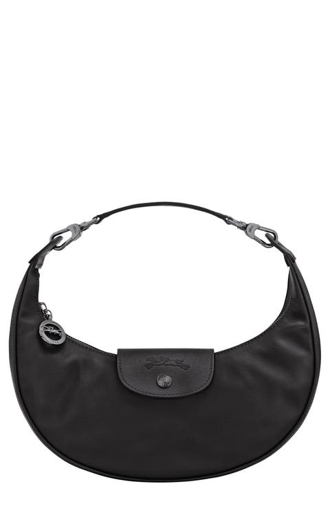 Le Pliage Xtra Round Leather Top Handle Bag