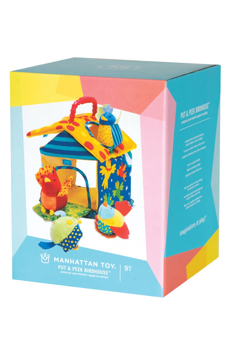 Manhattan Toy Put and Peek Birdhouse Toy, Alternate, color, Multi-Color