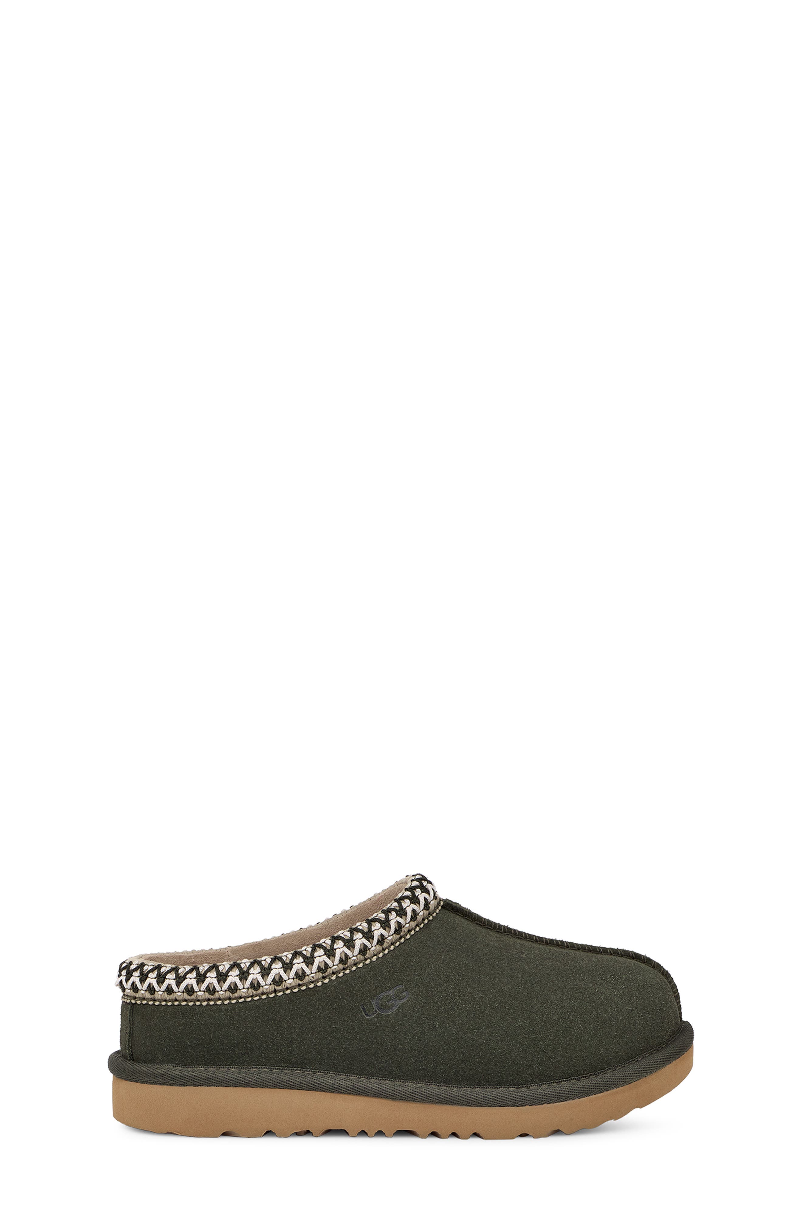 UGG<sup>®</sup> Kids' Tasman II Embroidered Slipper, Alternate, color, Forest Night