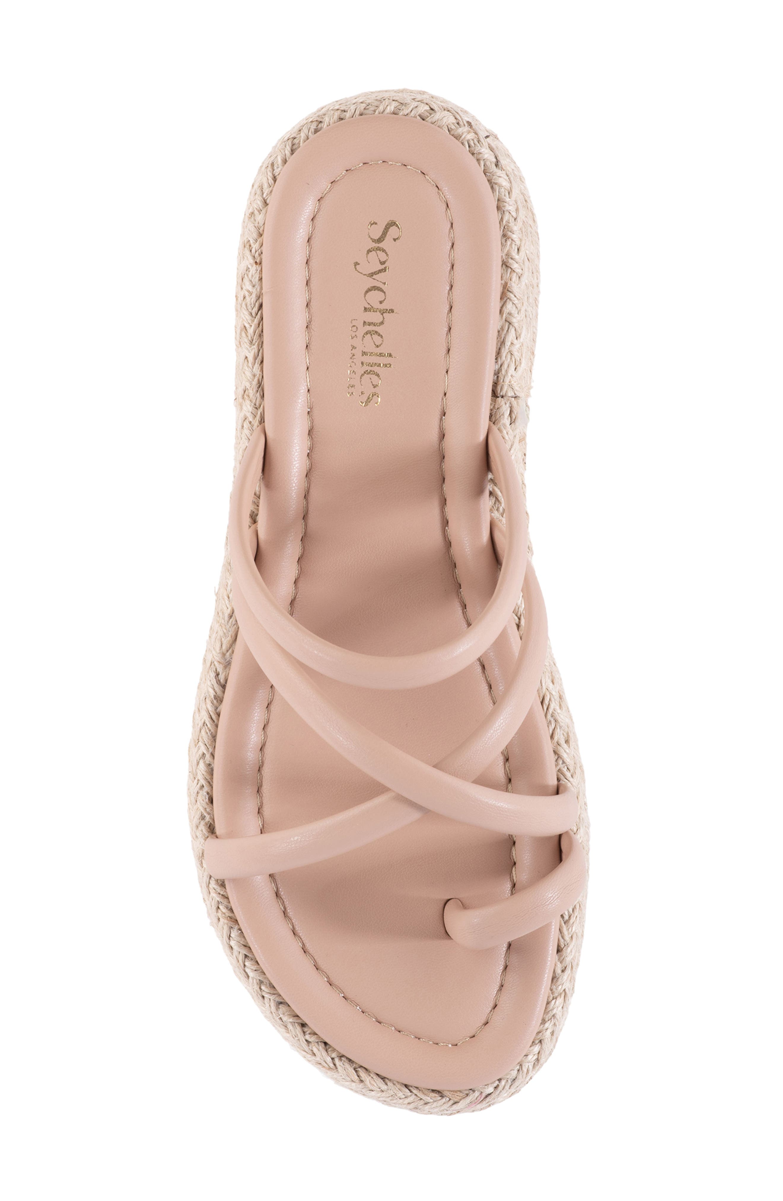 Seychelles Rule The World Platform Wedge Sandal, Alternate, color, Beige
