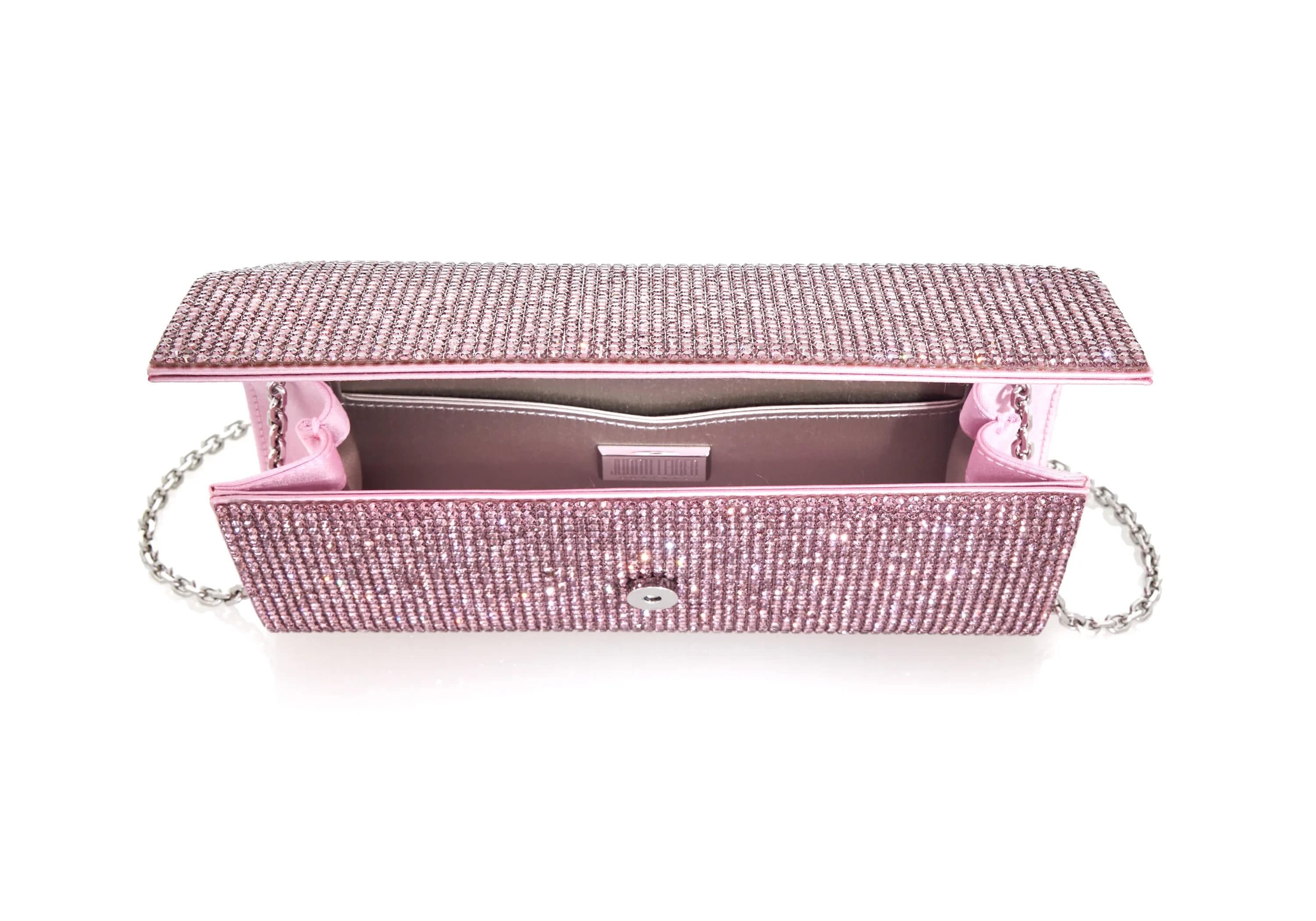 Perry Clutch, Alternate, color, Silver Light Amethyst