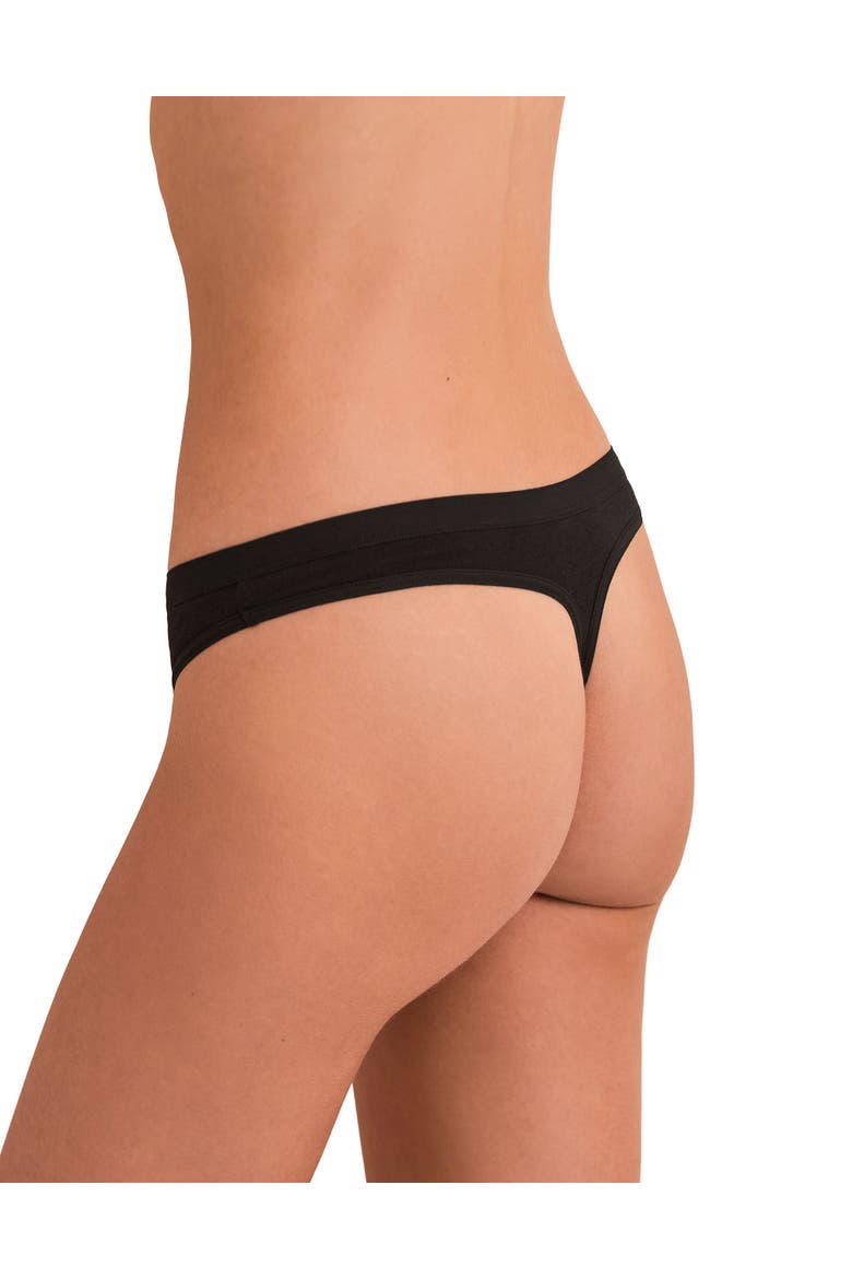 Ezra Thong Panties, Alternate, color, Black