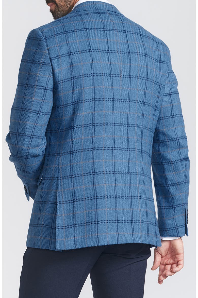 Plaid Sport Coat, Alternate, color, BLUE