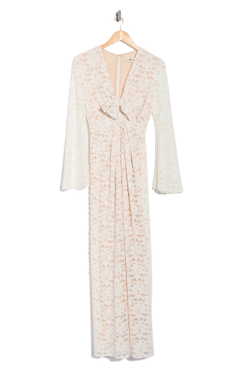 DVF Jobin Bell Sleeve Maxi Dress, Alternate, color, 