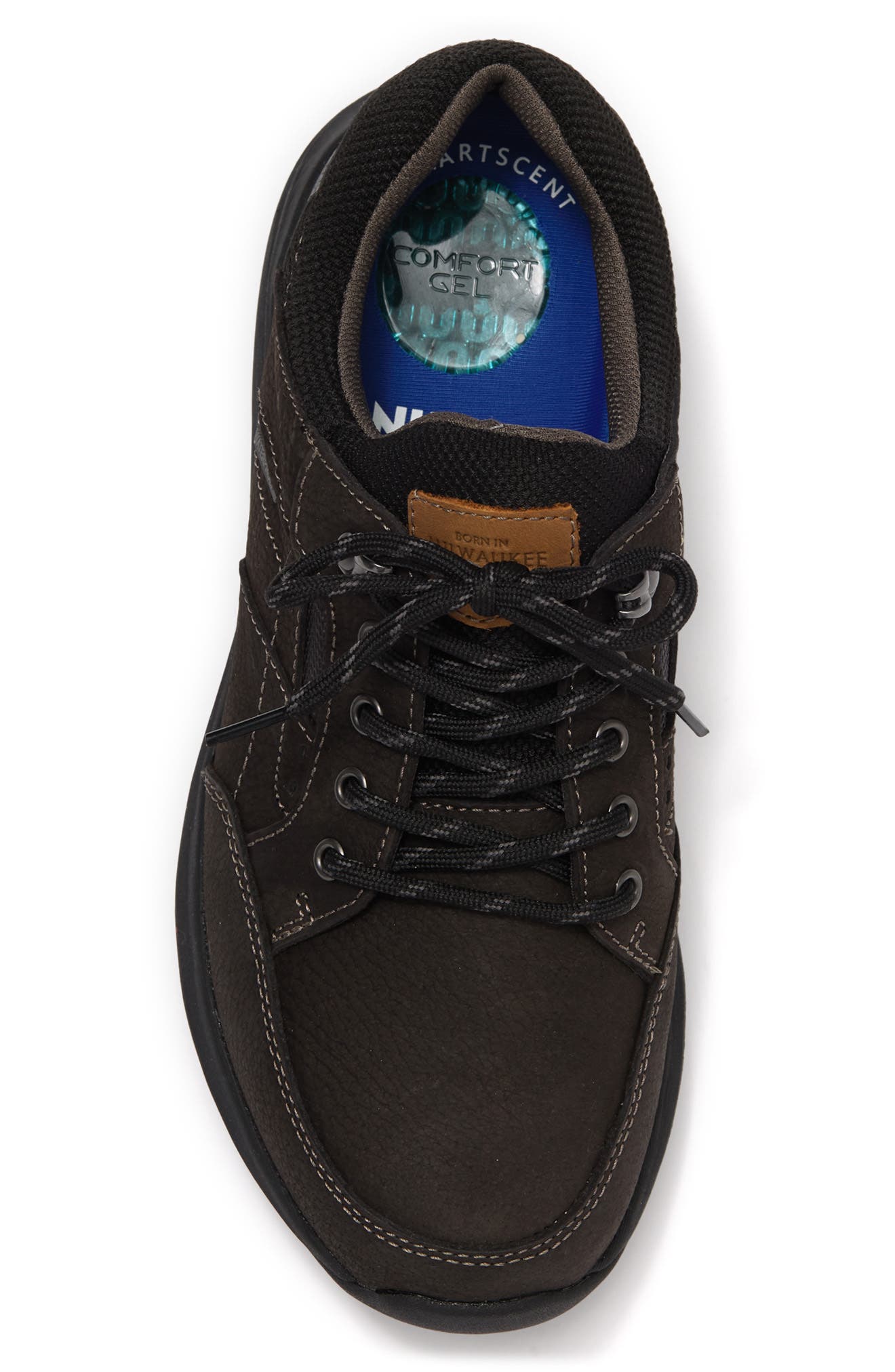 NUNN BUSH Excursion Moc Toe Waterproof Sneaker - Wide Width Available, Alternate, color, 