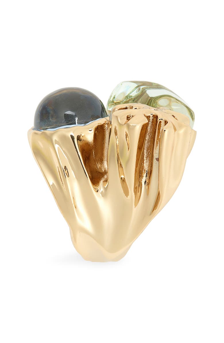 Tory Burch Kira Crystal Statement Ring, Alternate, color,