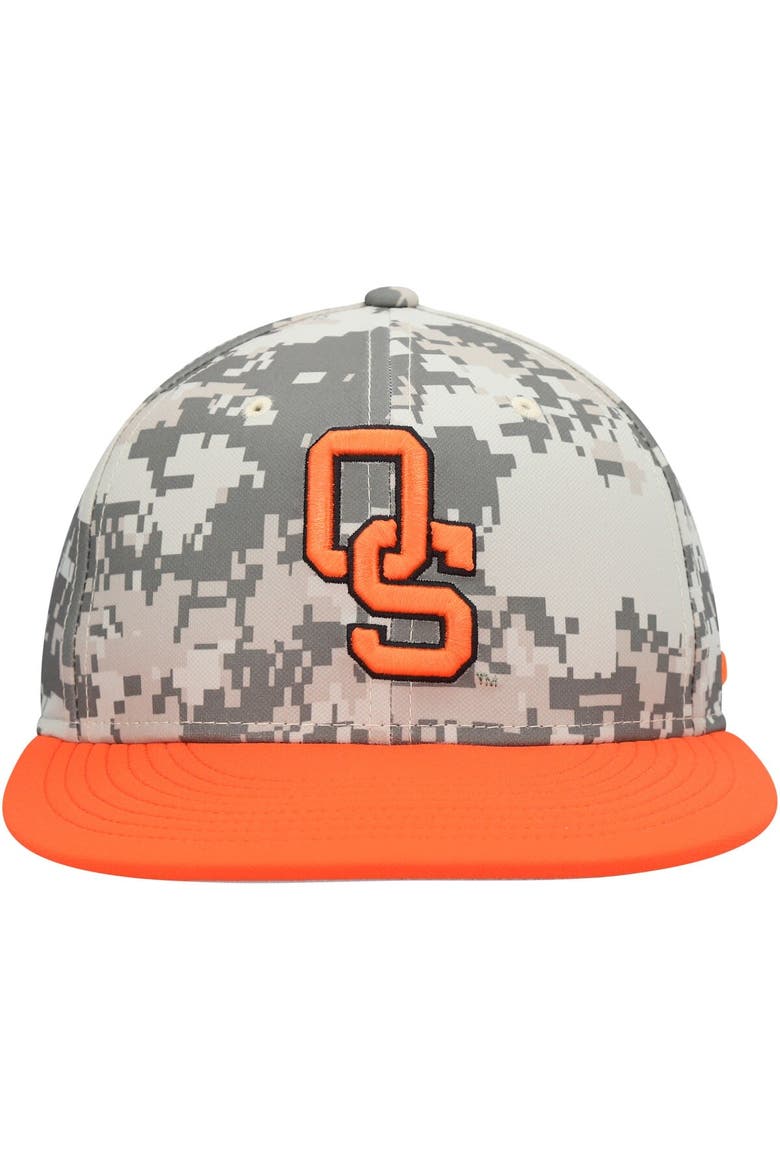 Men's Nike Camo Oklahoma State Cowboys Aero True Baseball Performance Fitted Hat, Alternate, color, Camo