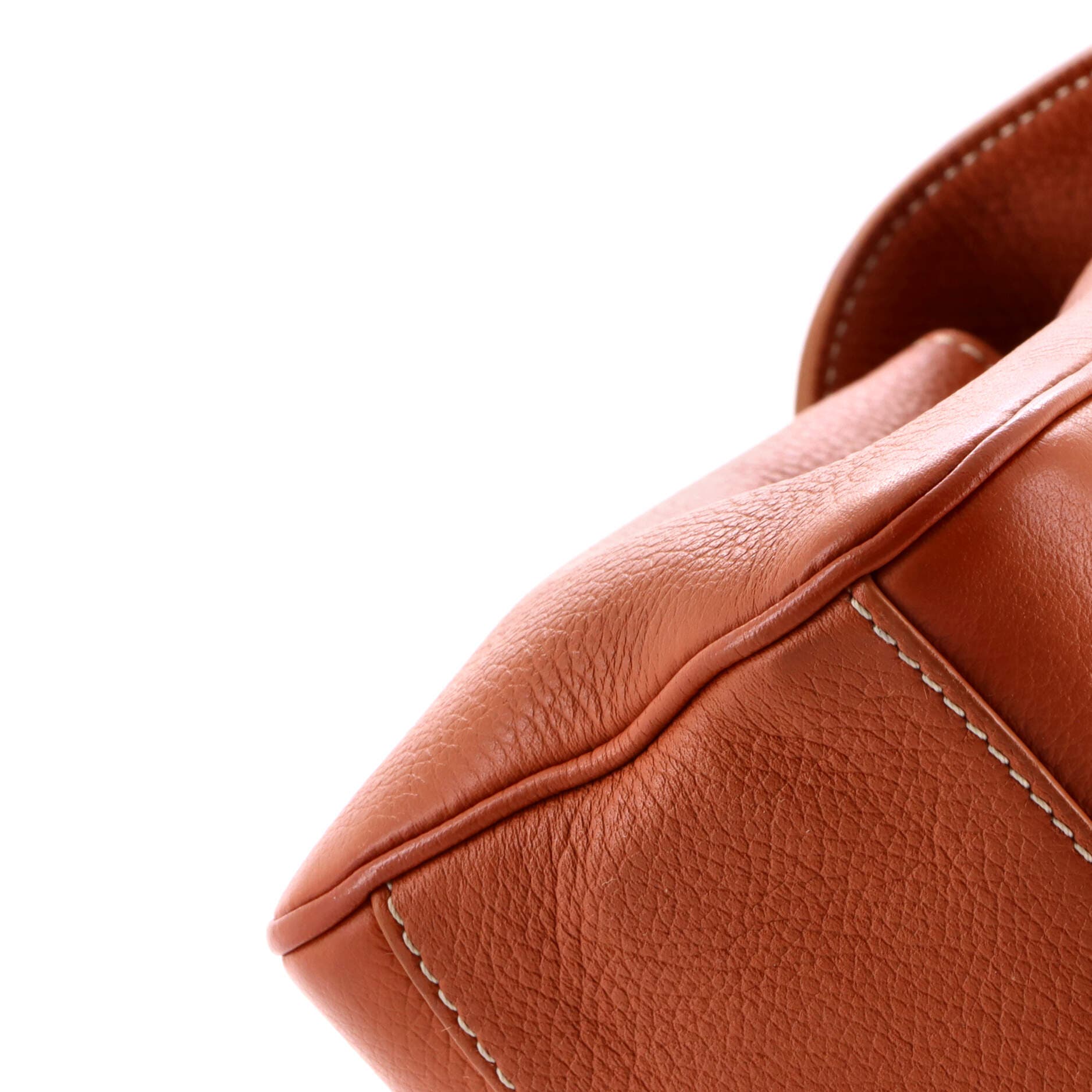 Pre-Owned Goyard Saigon Top Handle Bag Coated Canvas with Leather Mini, Alternate, color, Brown