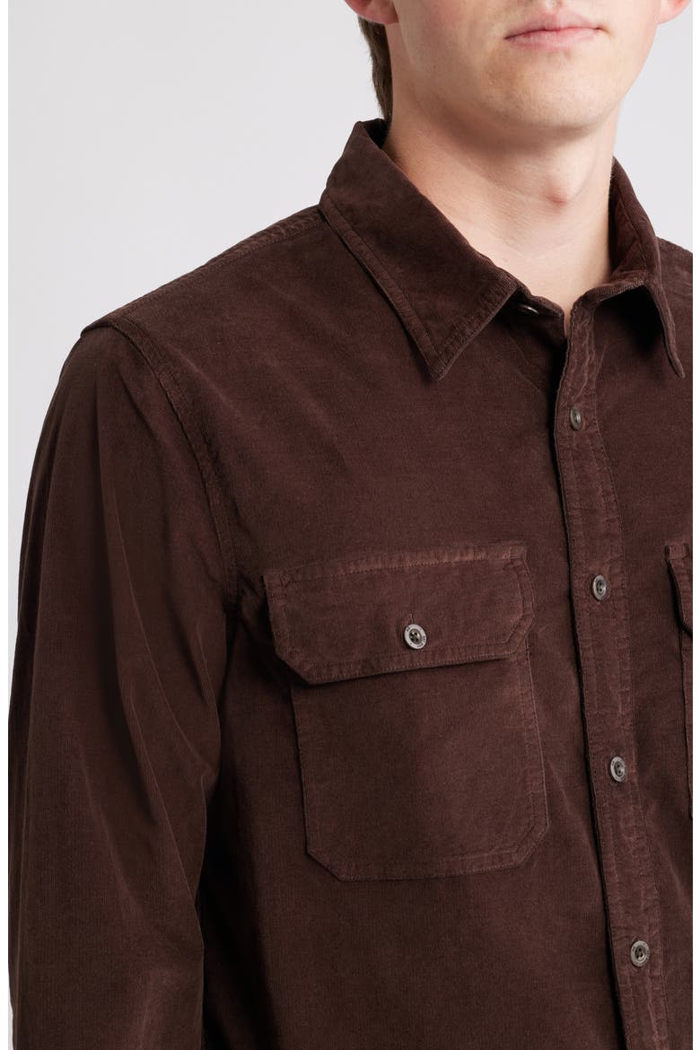 Curtis Classic Fit Button-Up Work Shirt, Alternate, color, SULFUR RAW UMBER