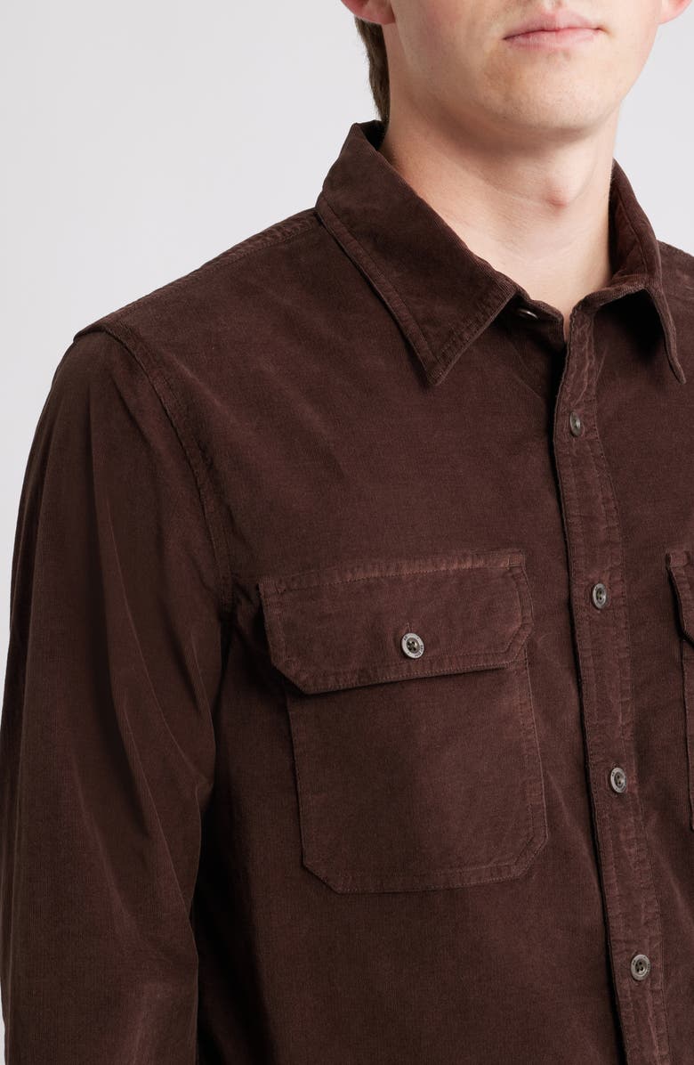 AG Curtis Classic Fit Button-Up Work Shirt, Alternate, color, Sulfur Raw Umber
