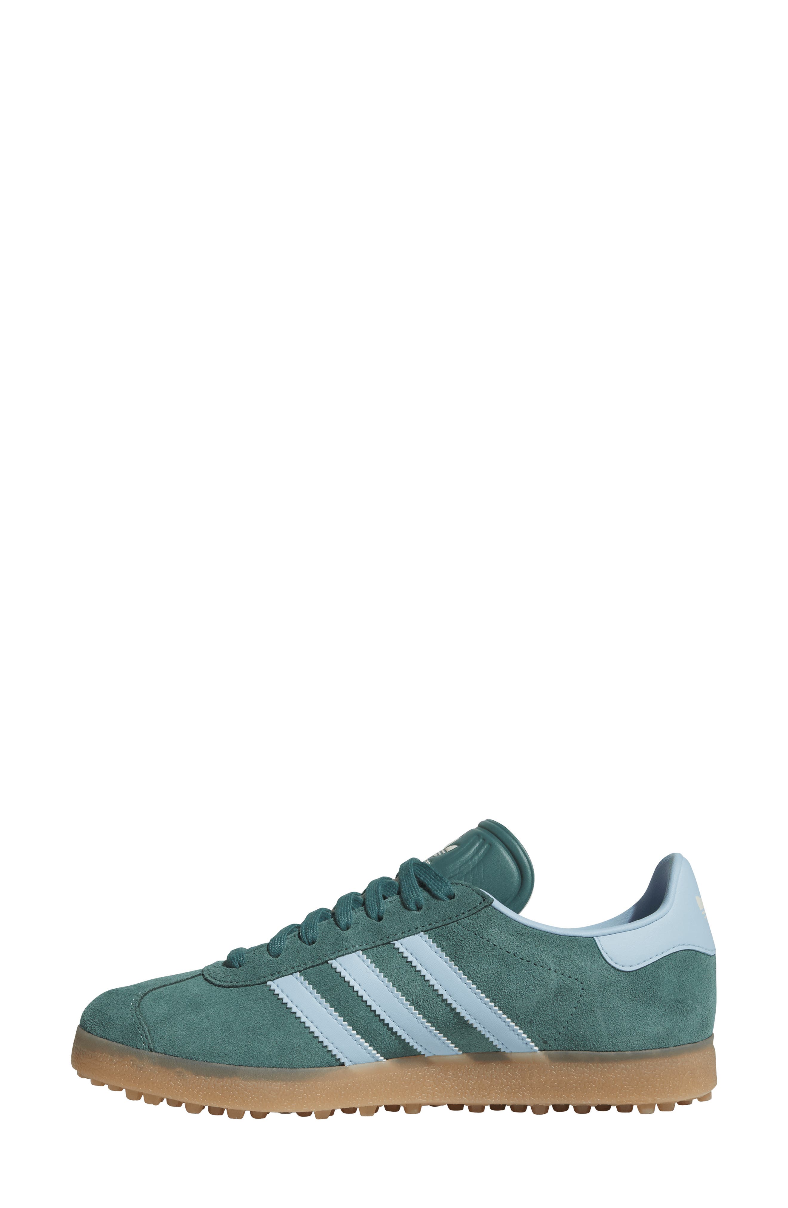 adidas Gazelle Golf Sneaker, Alternate, color, Pretea/ Clesky/ Gum4