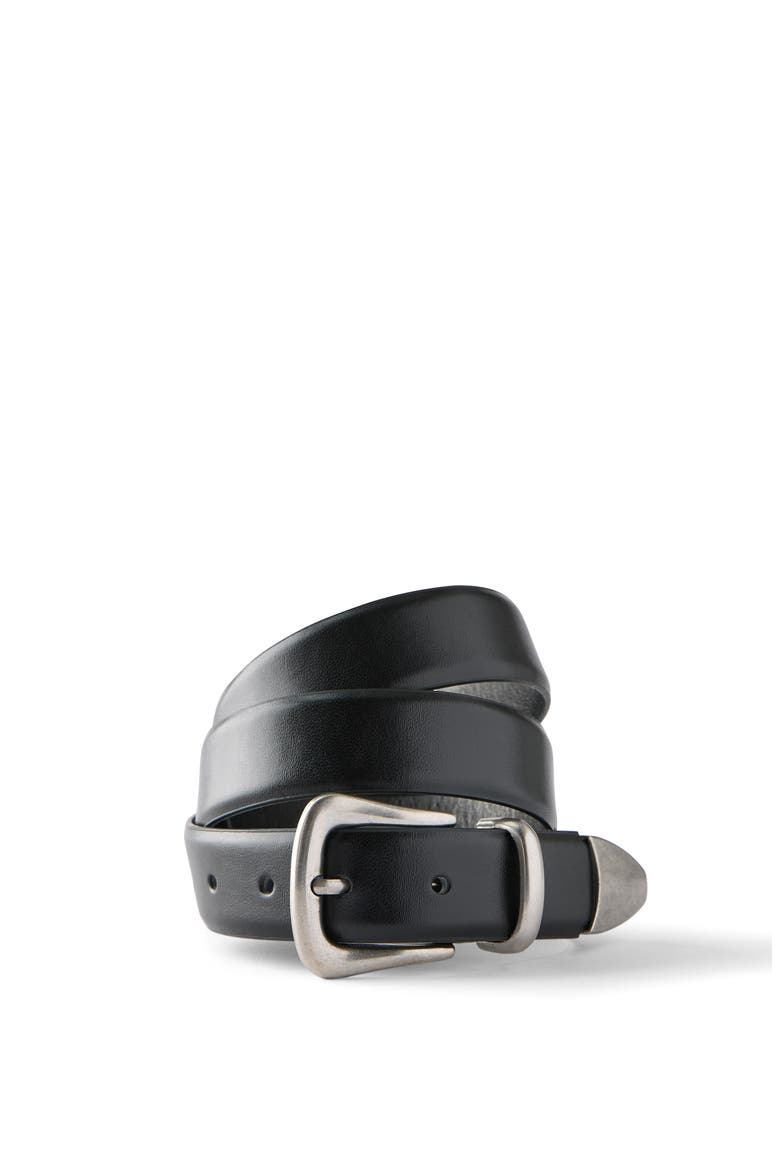 Men's Western Belt, Alternate, color, Black Burnished Silver
