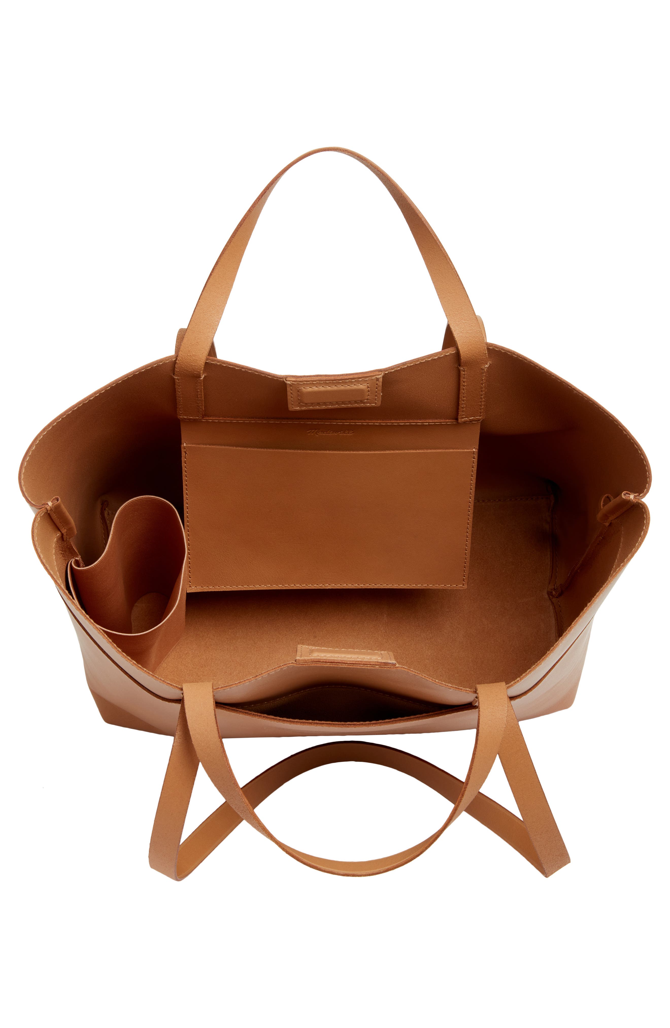 Madewell Medium Essentials Leather East/West Tote, Alternate, color, 