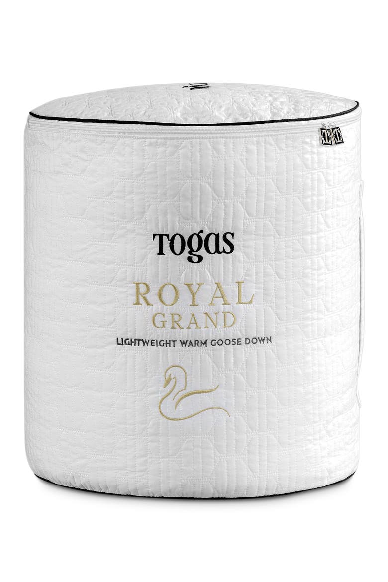 Royal Grand goose down comforter, Alternate, color, White